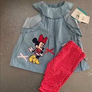NWT Baby girl Minnie Mouse Outfit